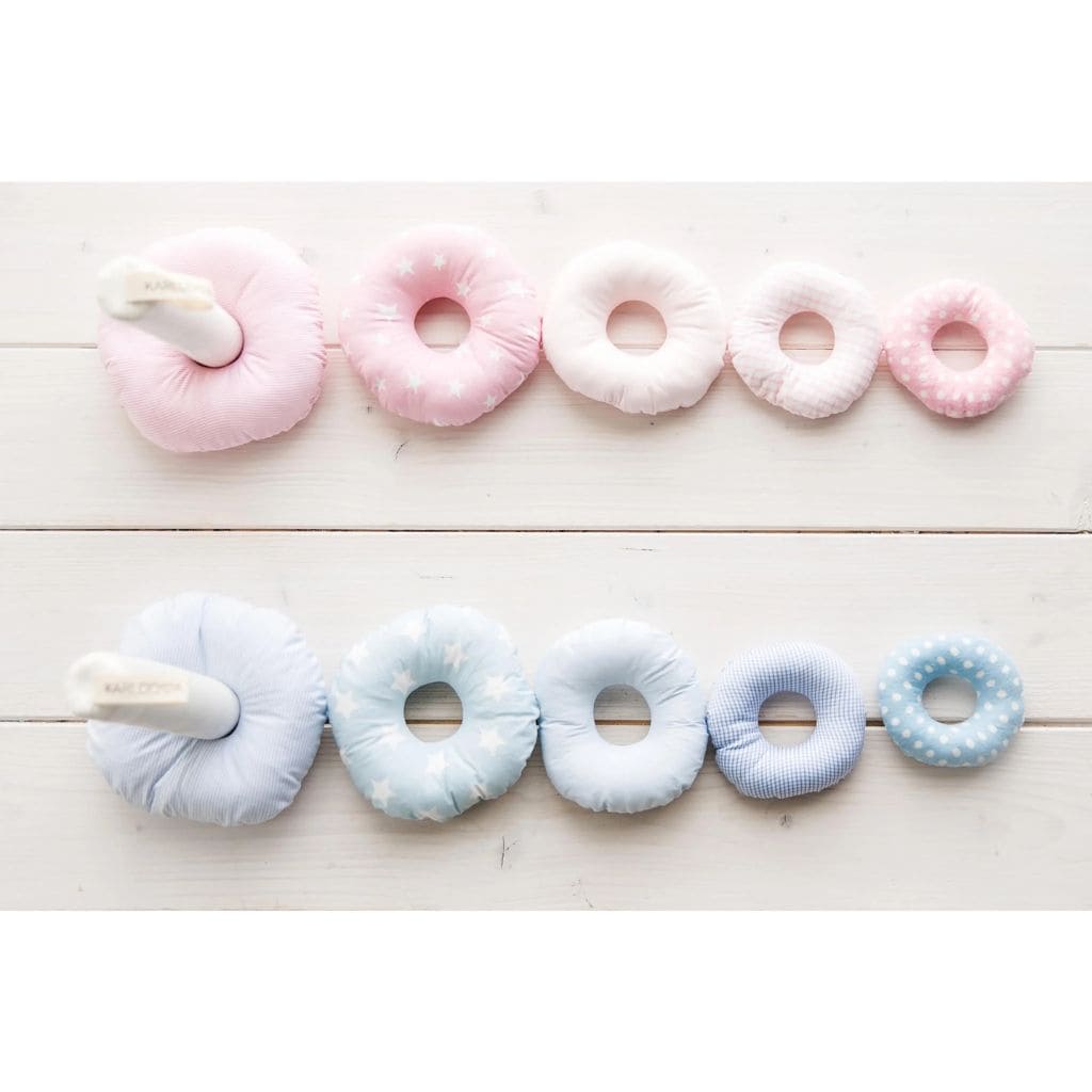 Torre sensorial para bebés – Sonidos y texturas en rosa | Juguetes Tinitto – Fabricados en Europa