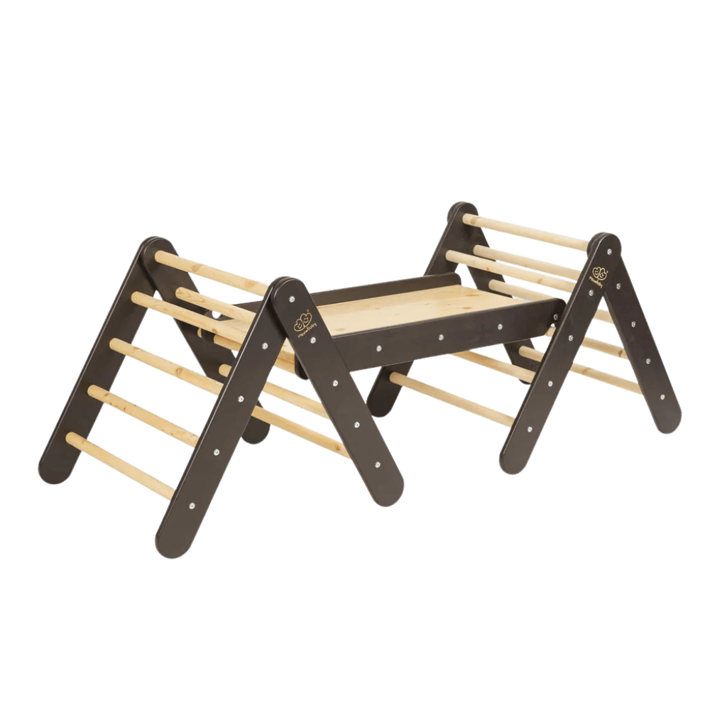 Triangle d'Escalade Pikler avec Toboggan et Structure d'Escalade - Black en | Motricidade Tinitto – Fabrication européenne