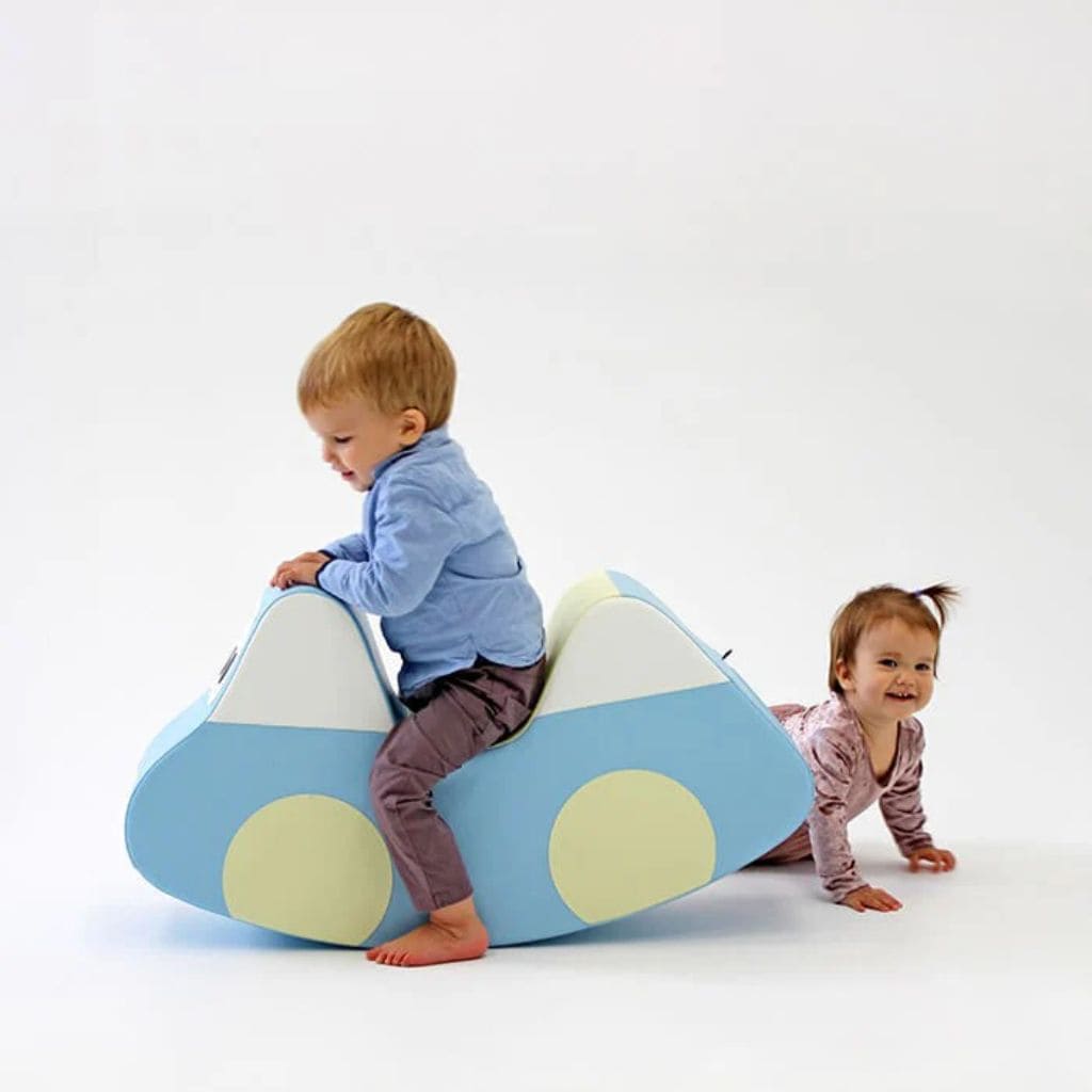 Voiture Soft Play Enfant - Bleu Clair en | toys Tinitto – Fabrication européenne