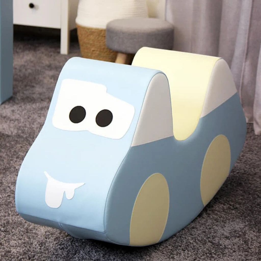 Voiture Soft Play Enfant - Bleu Clair en | toys Tinitto – Fabrication européenne