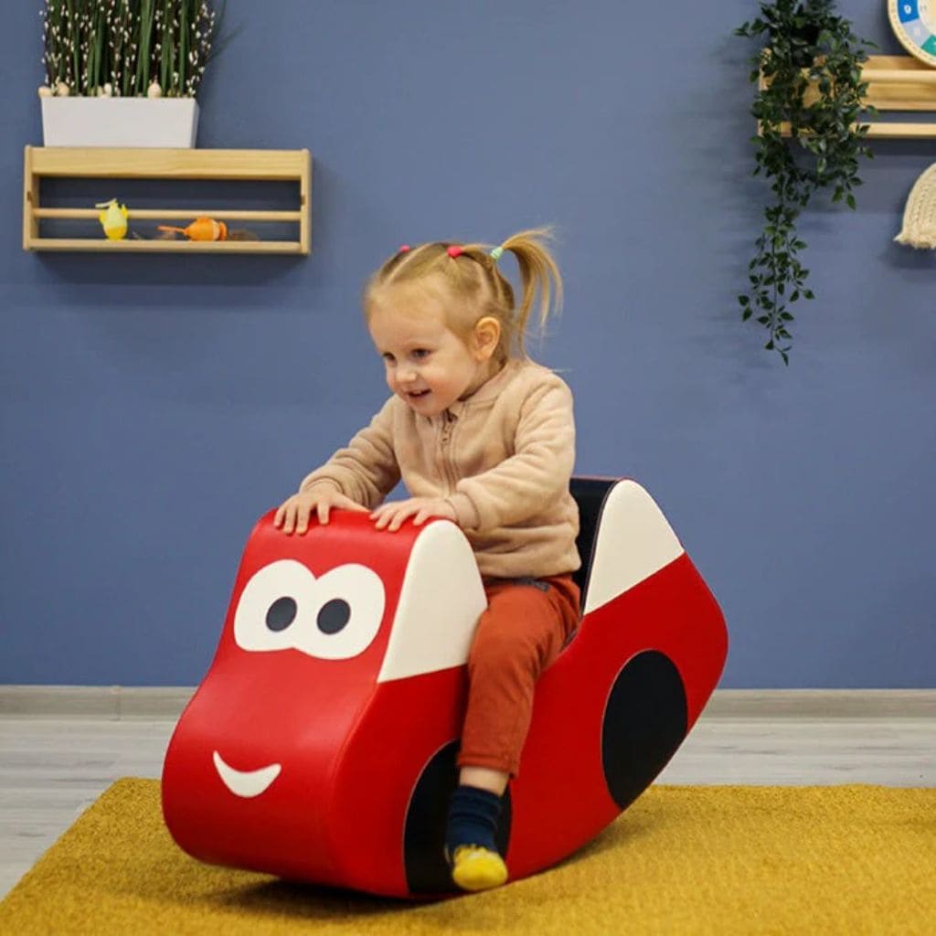 Voiture Soft Play Enfant - Rouge en | toys Tinitto – Fabrication européenne