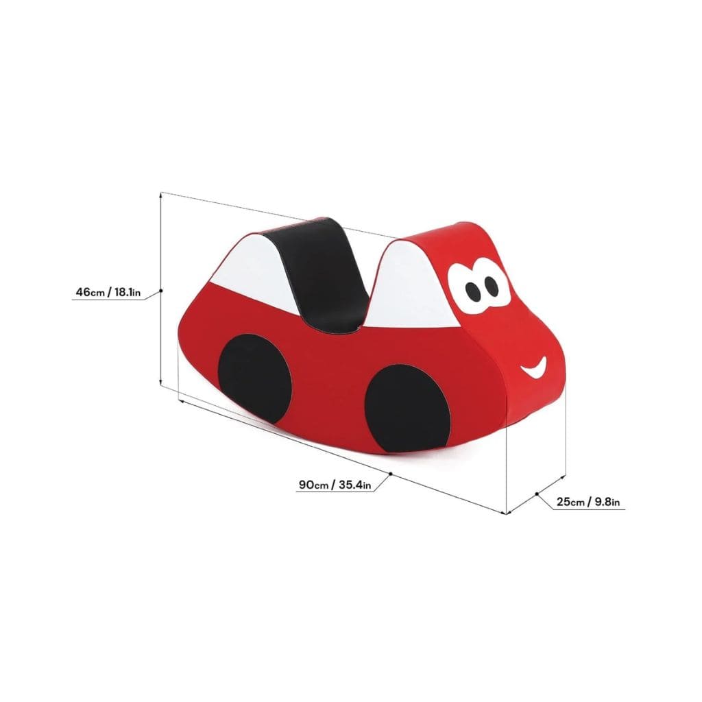 Voiture Soft Play Enfant - Rouge en | toys Tinitto – Fabrication européenne